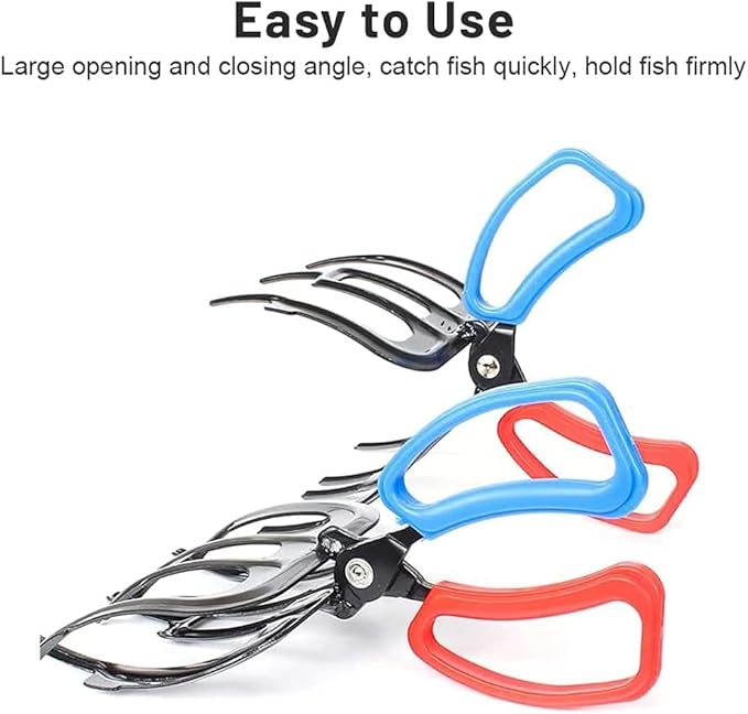 fishing pliers,3 Claw Fish Gripper,fishing claw gripper,Metal Fish Control Clamp,fish hook remover tool,fish lip gripper,fish,fishing,Fishing Gear,fishing equipment,Gift for Men,Fishing Accessories - Image 2
