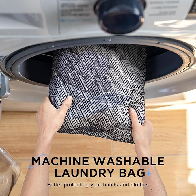 10 Set Compression Packing Cubes for Travel Essentials,Compressible Expandable Packing Cubes for Suitcase,OlarHike Luggage Organizer Bags for Travel,Handy Helper for Organizing Clothes(Black) - Image 2